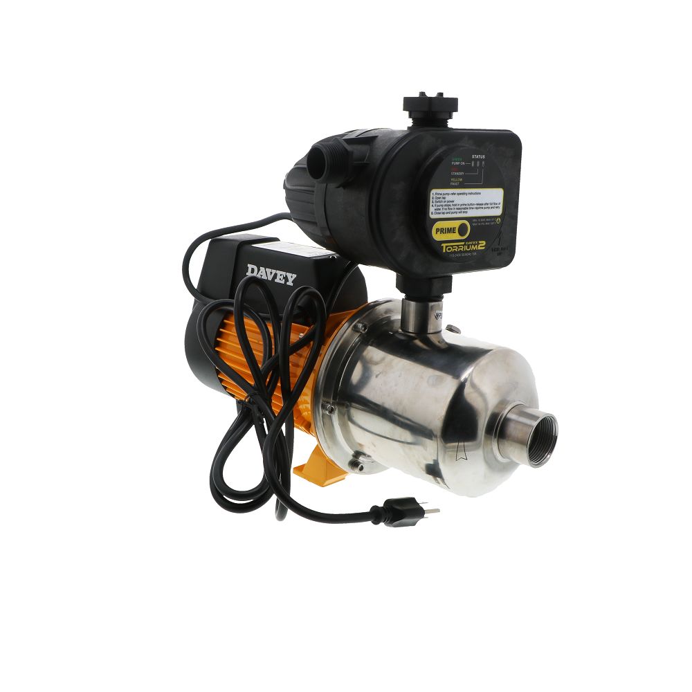 Davey BT20-30 Booster System with Torrium2 - +30 psi 20 gpm