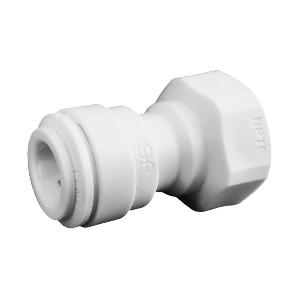John Guest Female Adapter NPTF Polypro - 3/8 x 1/4 NPTF