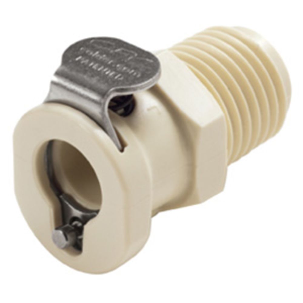 PMCD100412 Valved Male Thread Coupling Body 1/4 NPT