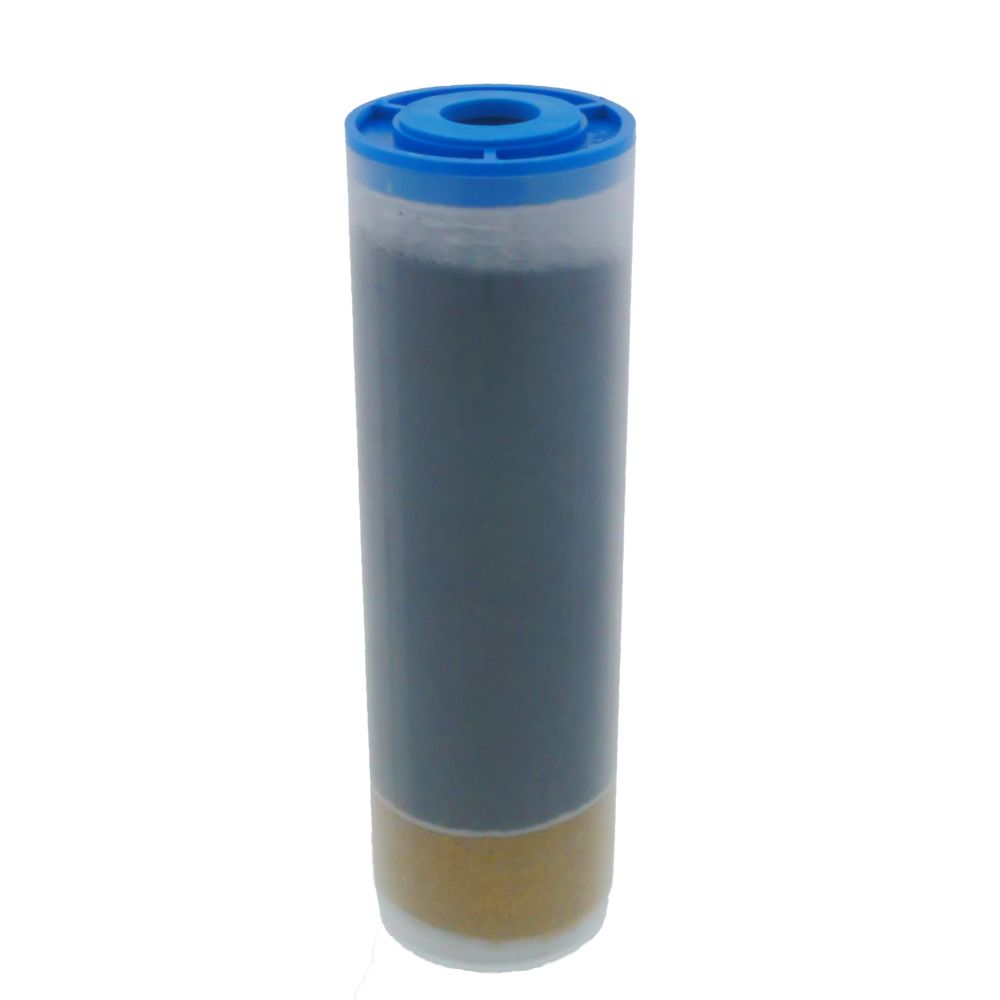 10" x 2-3/4" Coconut Shell GAC + 0.75 - 1 lbs KDF55