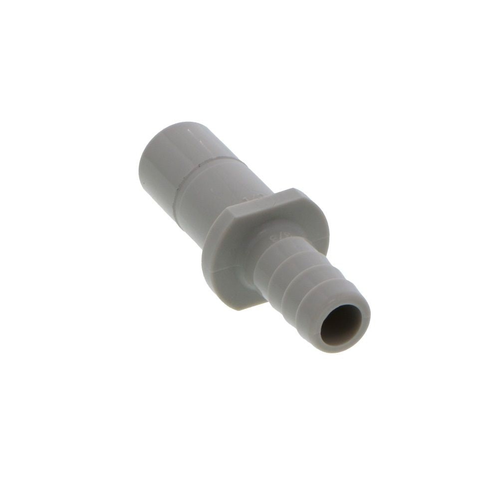 DMfit Stem Barb Straight Connector - 1/2" OD Stem x 3/8" ID Barb