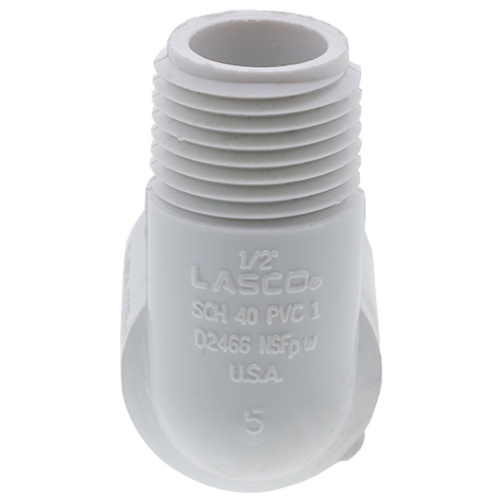 Schedule 40 PVC Street Elbow 1/2" FPT x 1/2" MPT
