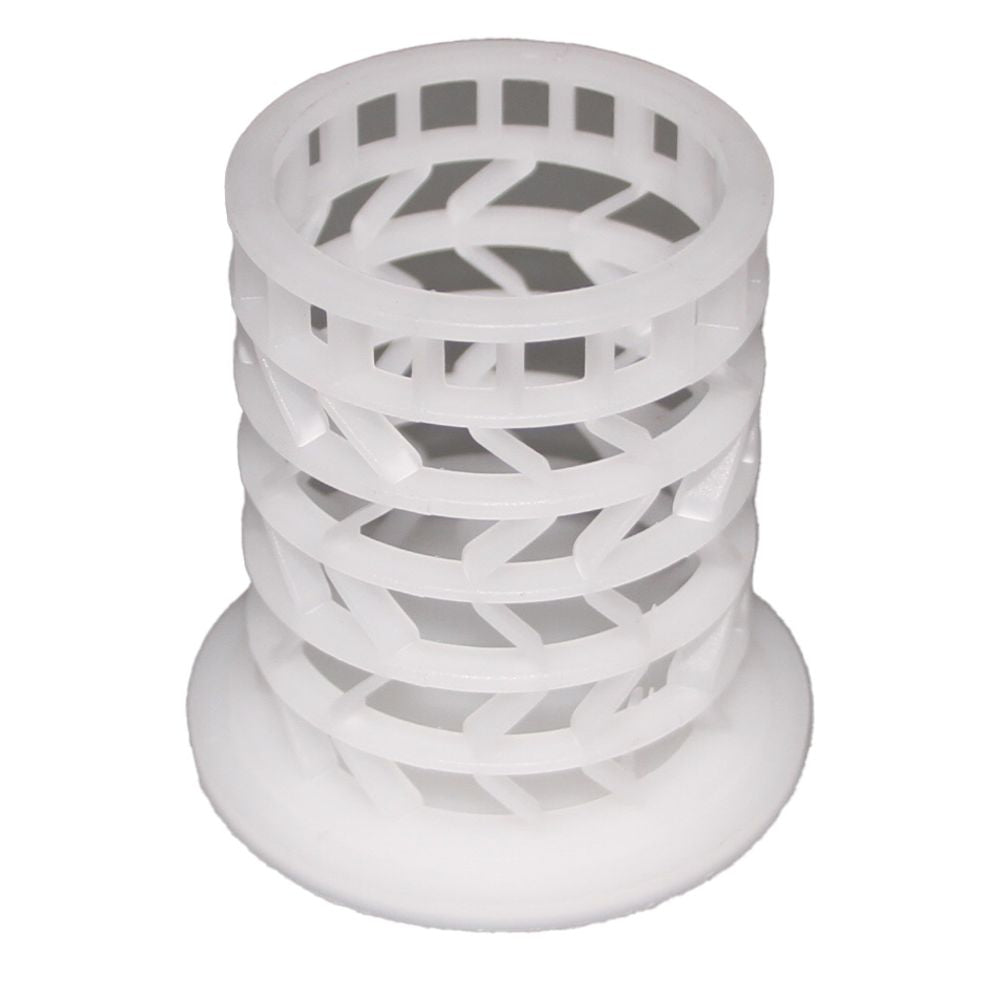 Filter Cartridge Spring Adapter, Natural PP, 2.3” L x 2.4” max dia
