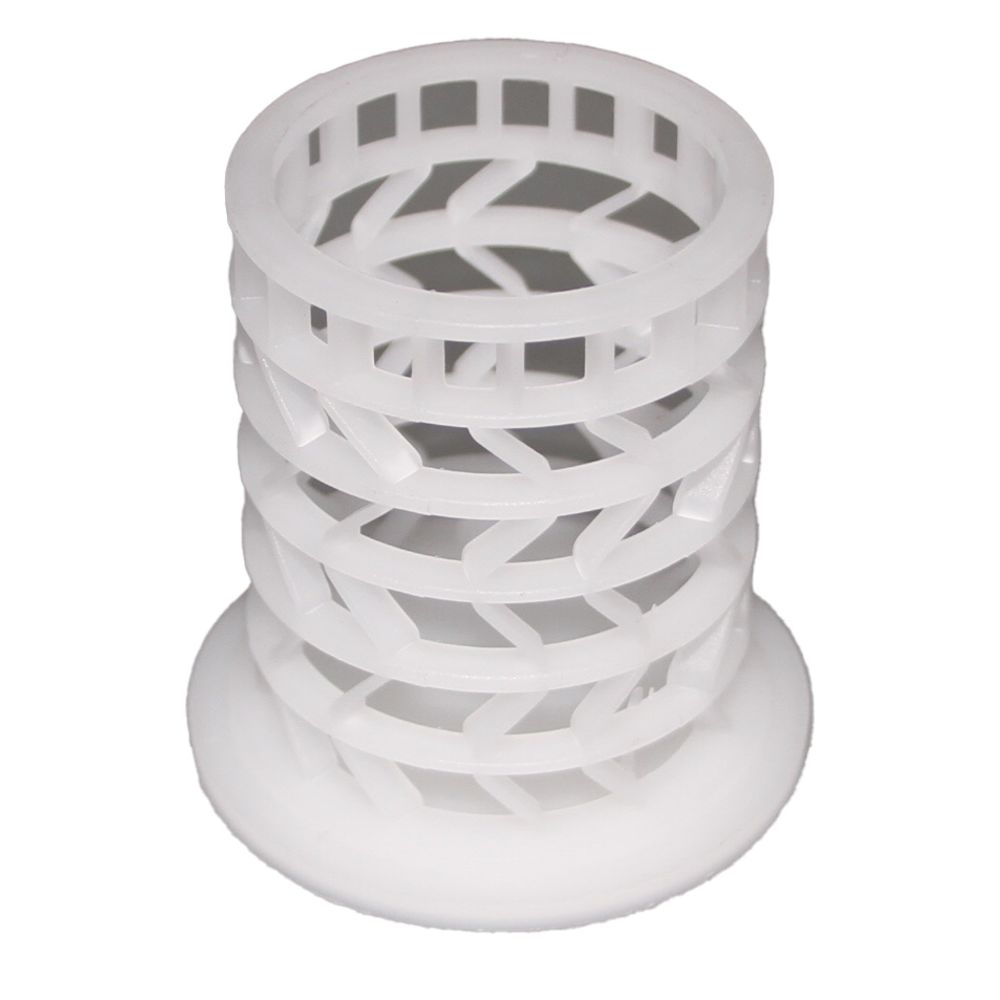 Filter Cartridge Spring Adapter, Natural PP, 2.3” L x 2.4” max dia