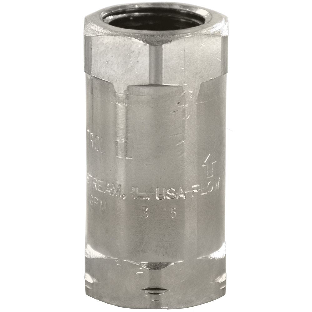 Lead-Free Nickel Plated Brass Flow Restrictor 3/8" FPT x 3/8" FPT .5 GPM