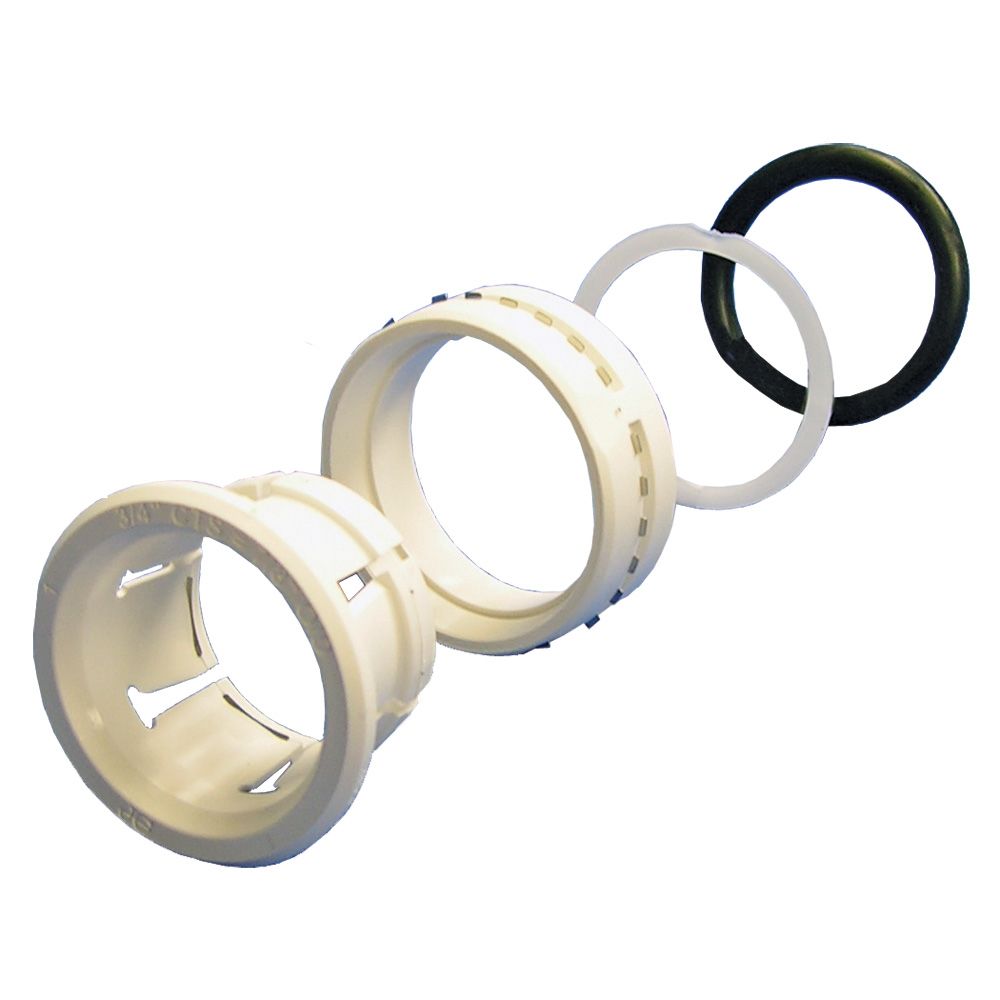 John Guest Plastic Half Cartridge - 3/4 CTS Gray Single EPDM O-ring