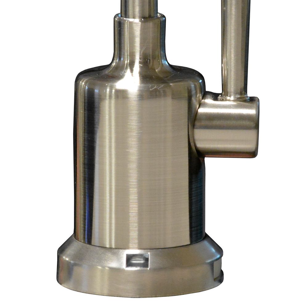 Watts Top Mount Air Gap Faucet with Top Mount Monitor - Brushed Nickel