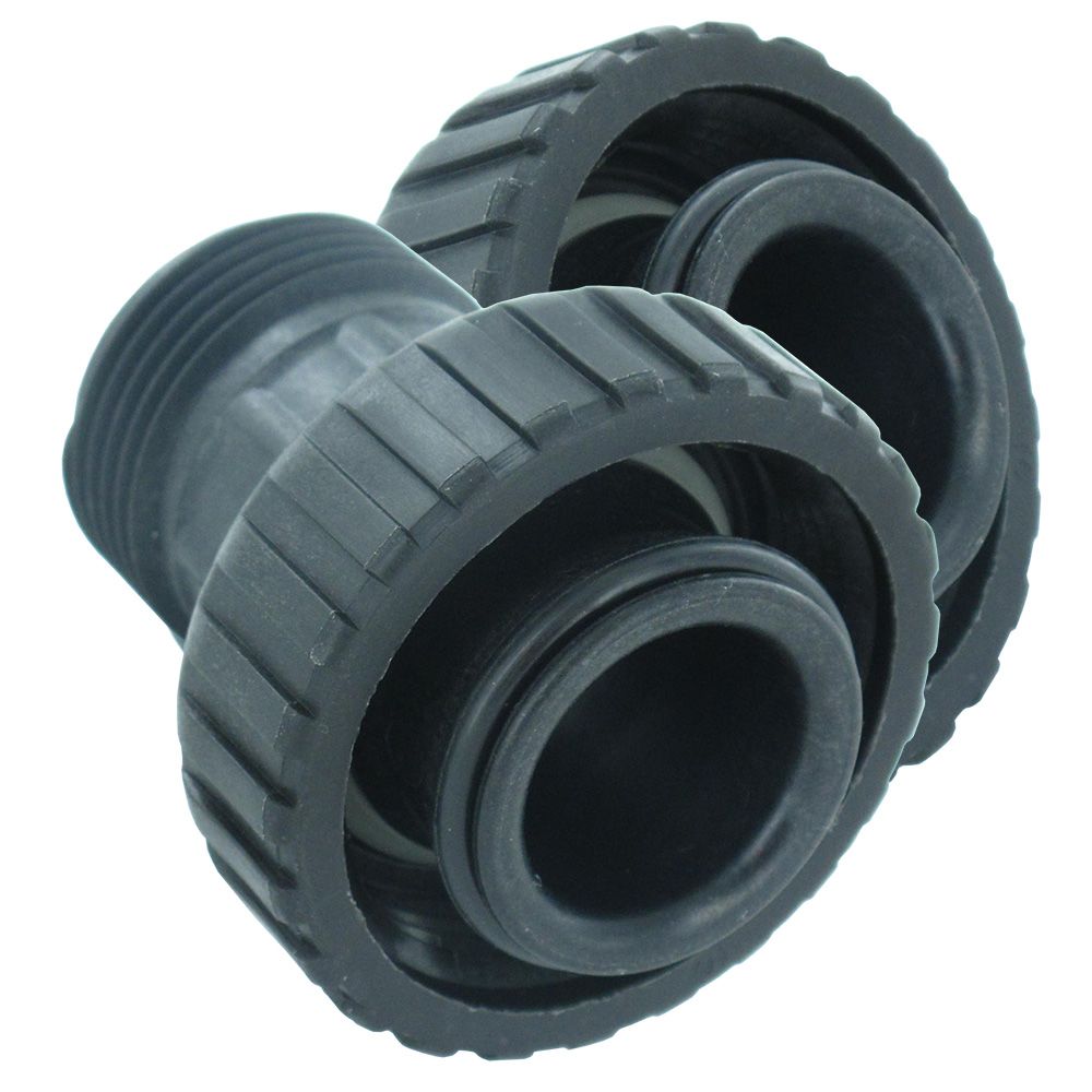Clack WS1 V3007-04 Fitting 1" Plastic Male NPT Assembly