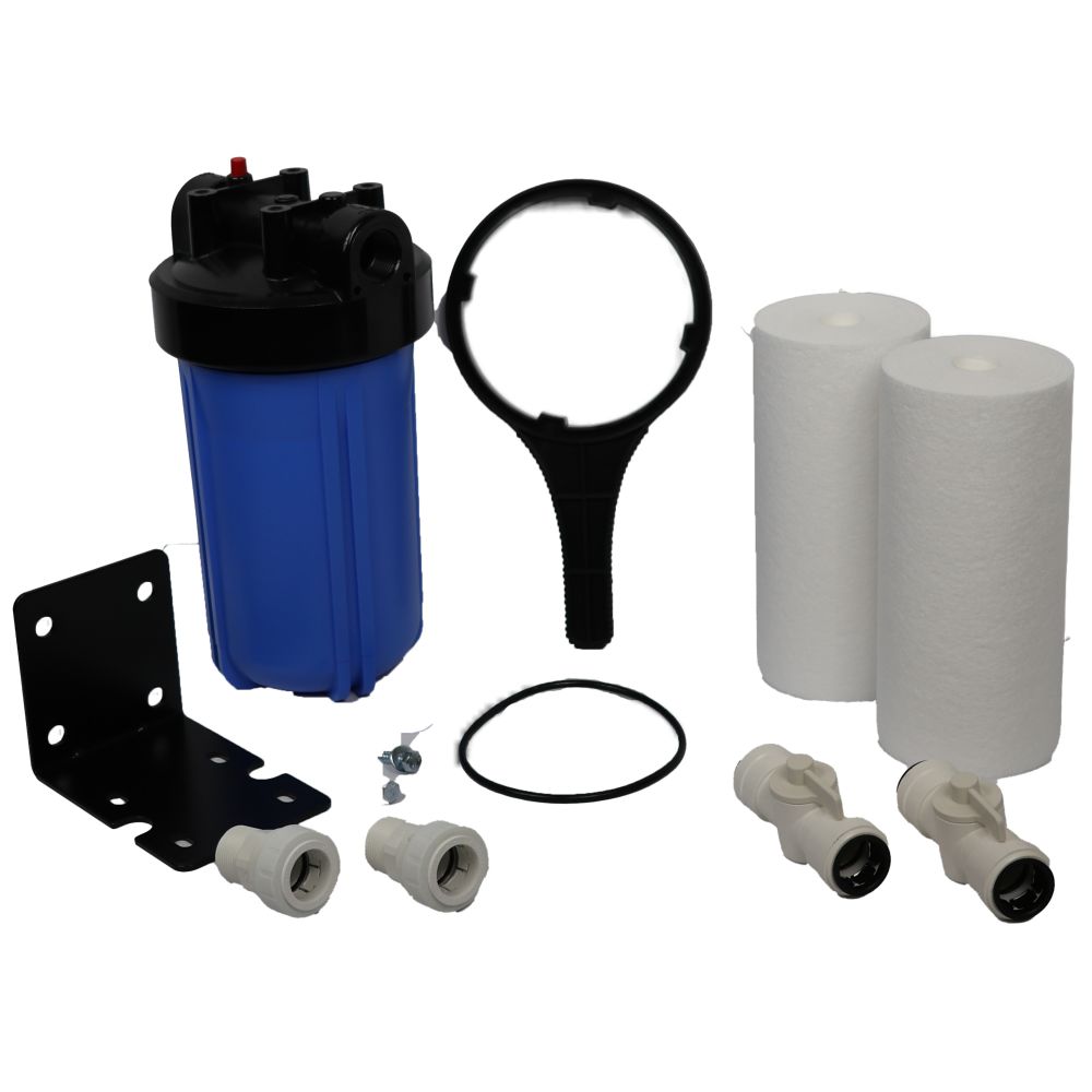 10" Heavy Duty Sediment Prefilter Kit - 1"