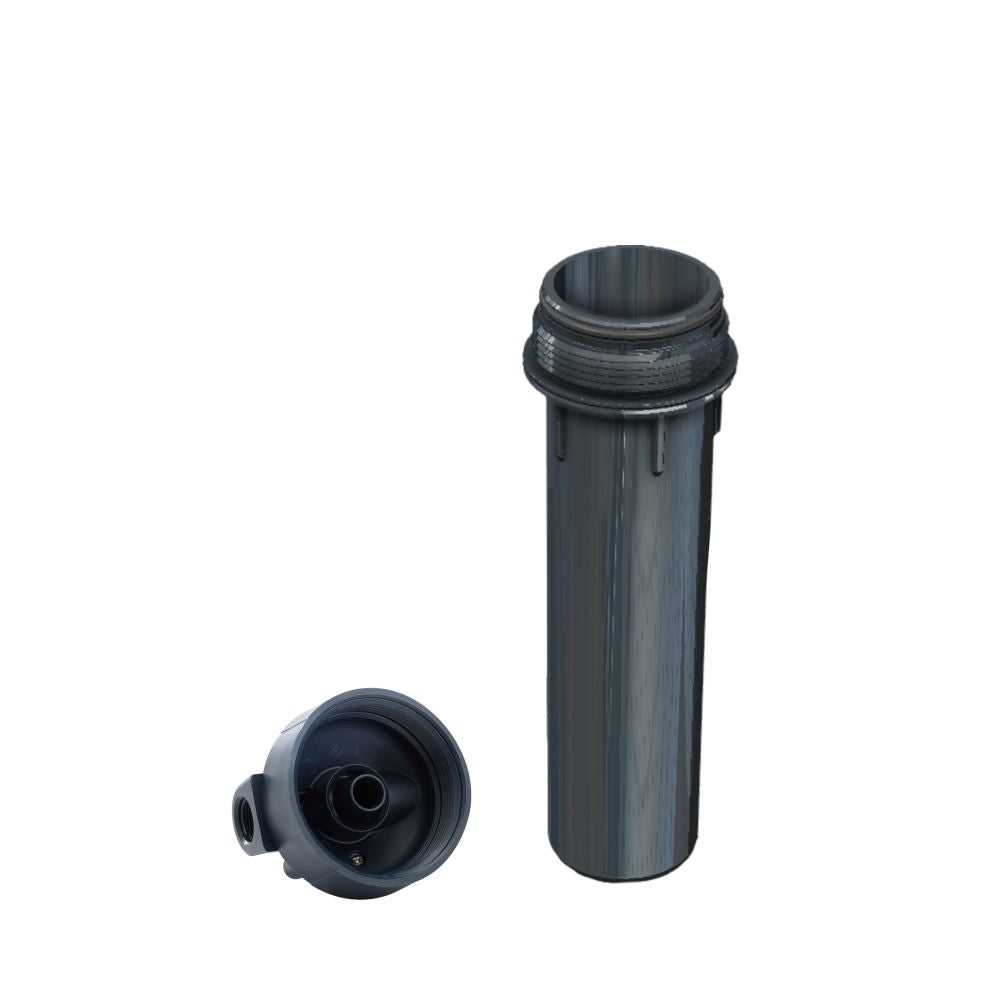 Pentek 10" STD Housing 3/4" FPT Reinforced Cap Dura-series Slate/Slate NO PR