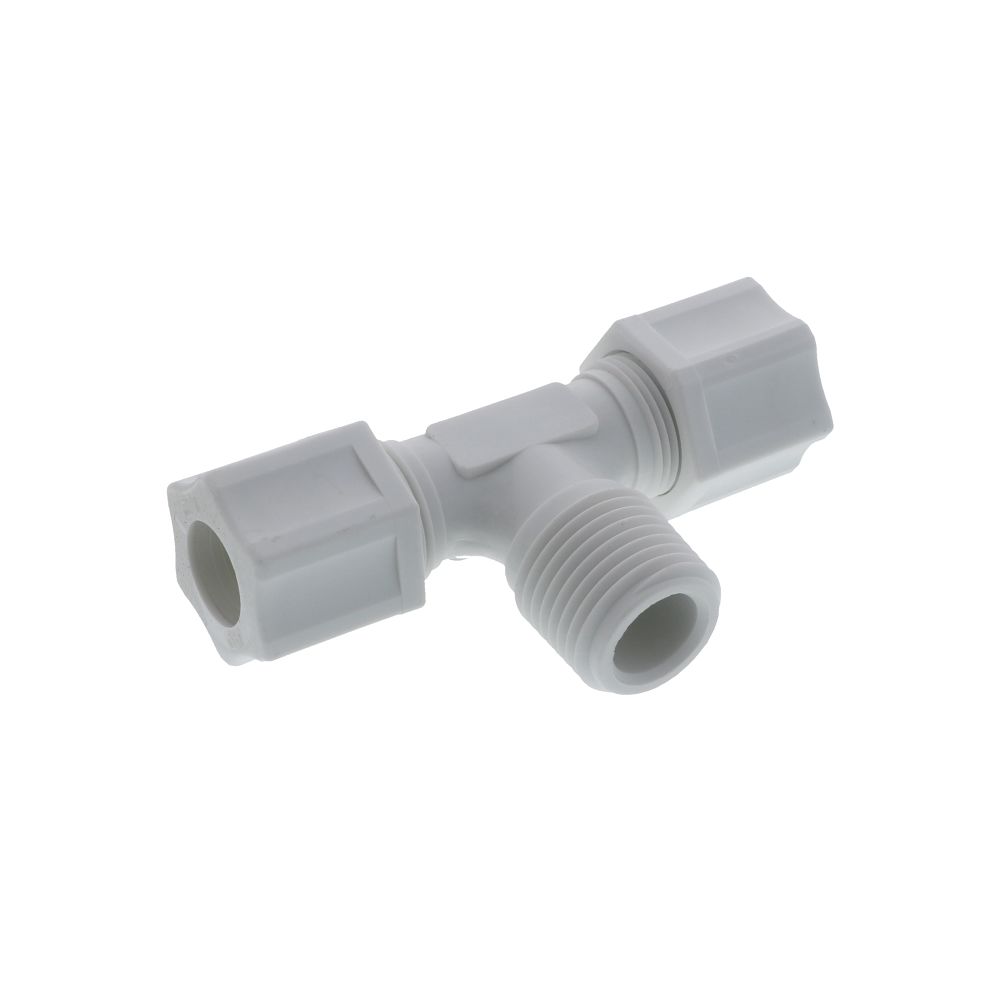 JACO 60-8-8-P-PG Polypropylene Male Branch Tee 1/2 OD Tube x 1/2 MPT