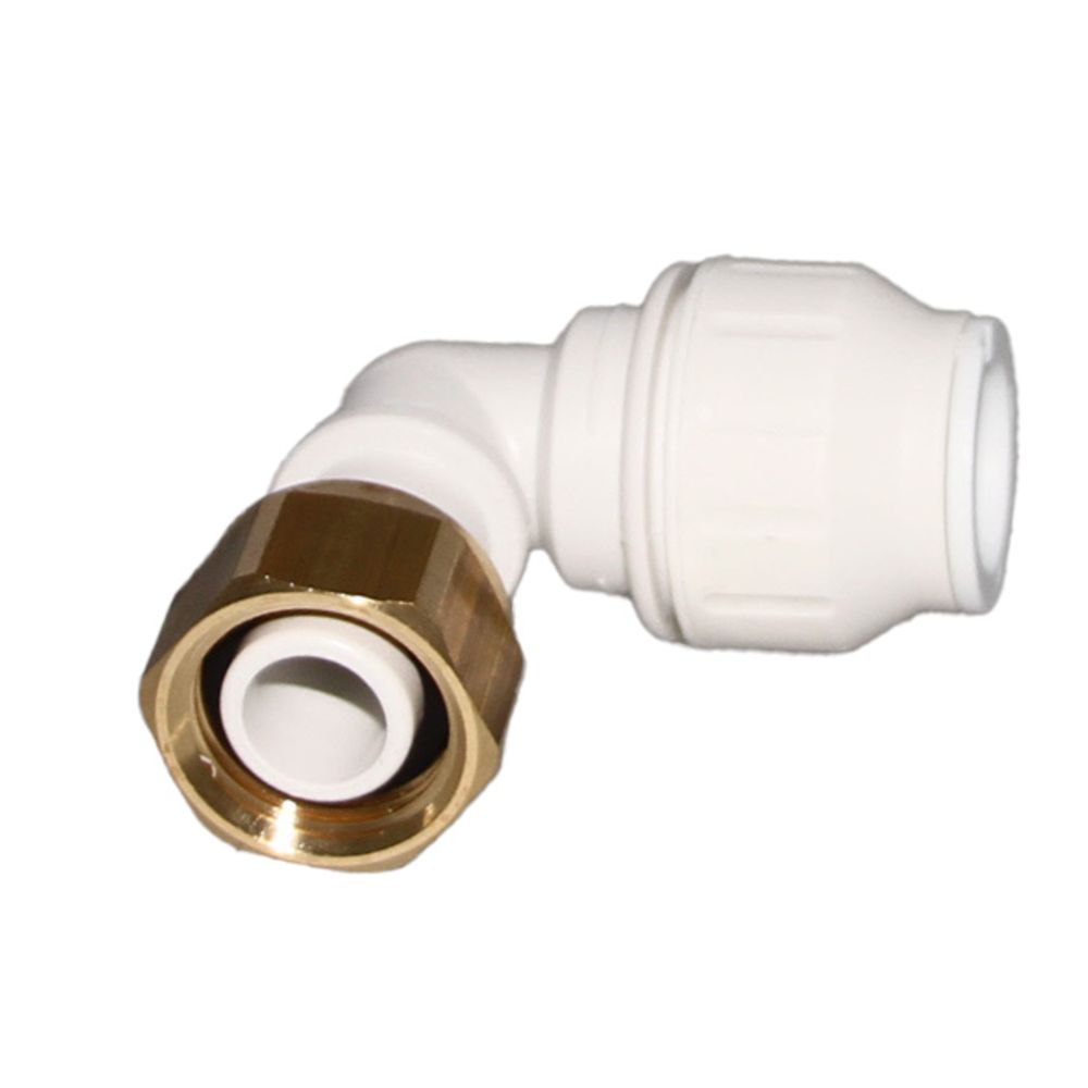 John Guest Bent Tap Connector - 15mm x 1/2 BSP