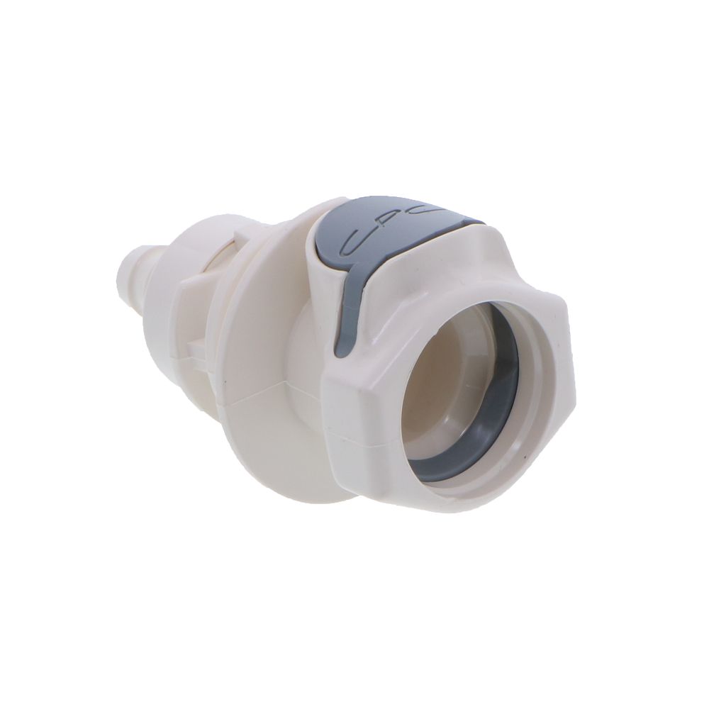 HFC16635 Panel Mount Hose Barb Coupling Body 3/8 ID Barb