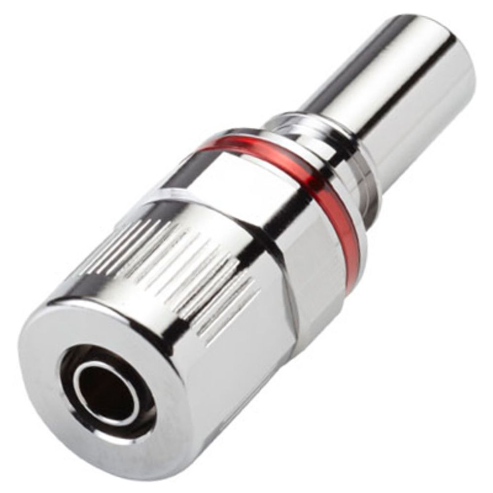 LQ4D20006RED Valved In-Line 3/8" PTF Liquid Cooling Coupling Insert Warm Red