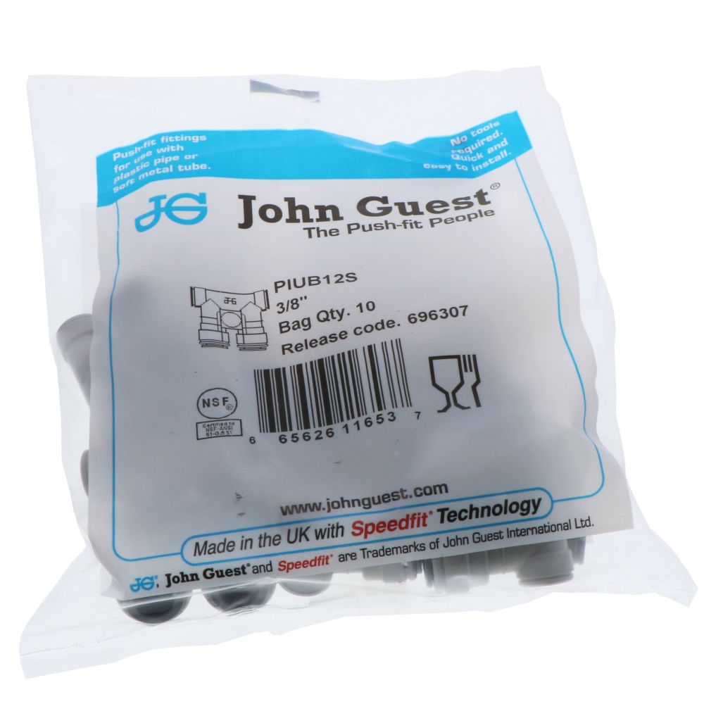 John Guest U-Bend - 3/8