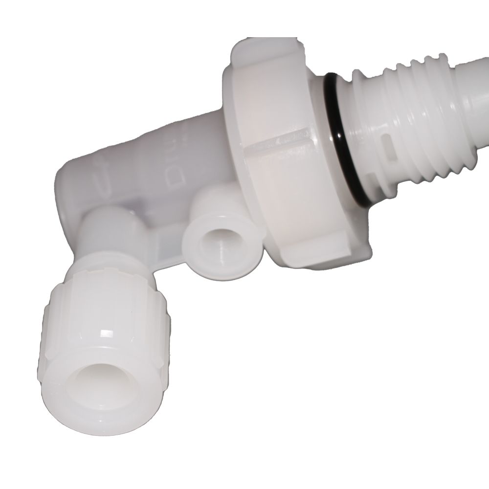 DrumQuik DQPUR120112203 PUR Flare Coupler FFKM O-Ring PEEK Spring - 3/4"