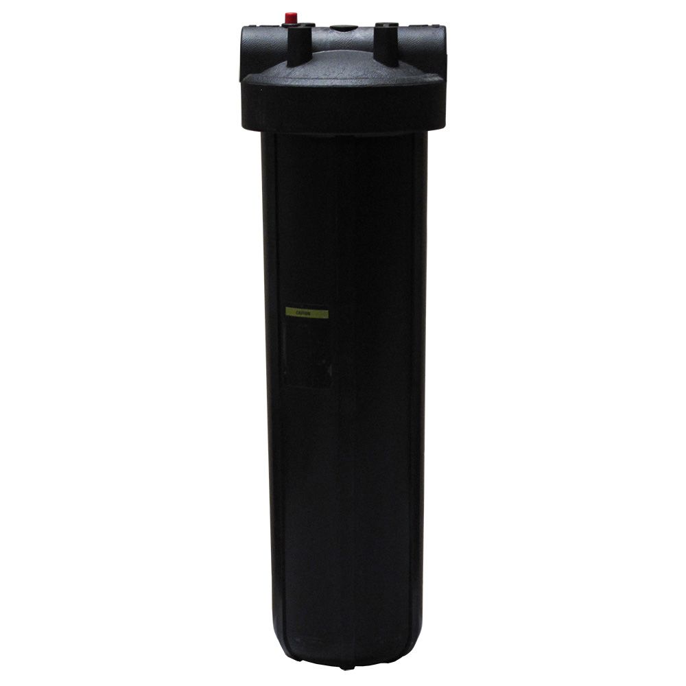 Watts Flowmatic 20" Full Flow Water Filter Housing Black/Black w/ PR - 1" FPT
