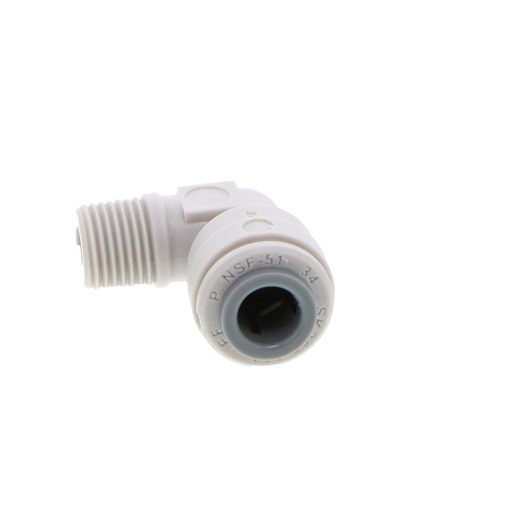 John Guest Fixed Elbow NPTF - 1/4 x 1/8 NPTF