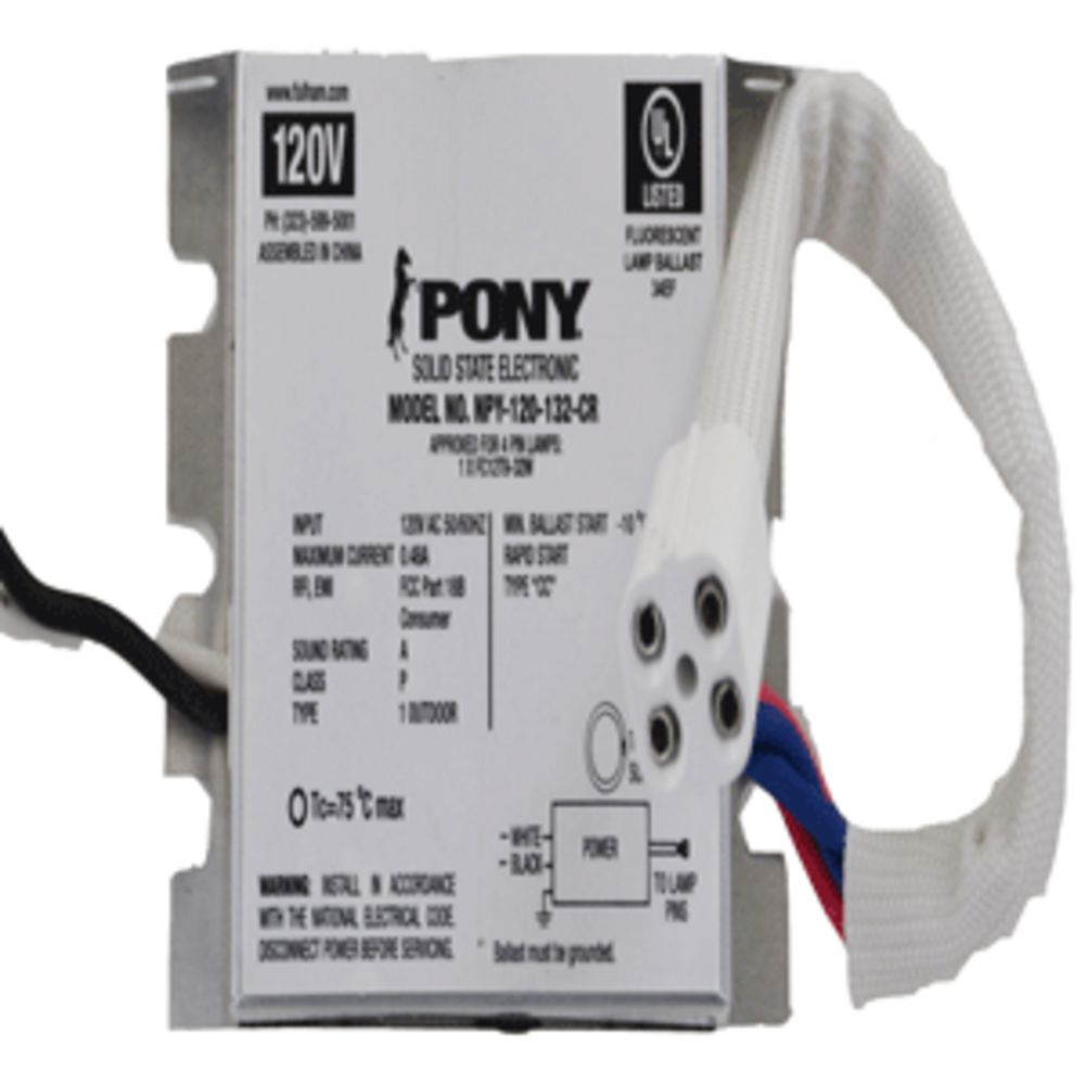 Fulham Pony Electronic Ballast NPY-120-132-CR