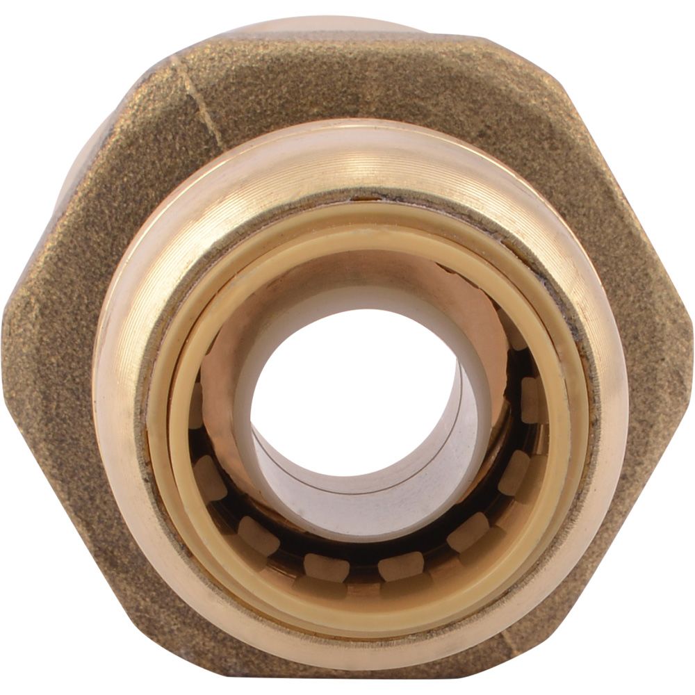 SharkBite® U068LF Lead-Free Brass Push-to-Connect Female Adapter - 1/2" x 3/4" FPT