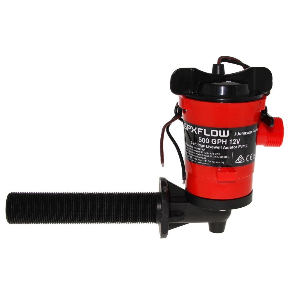 Johnson Pump - Cartridge Aerator Pump 500 GPH 12V