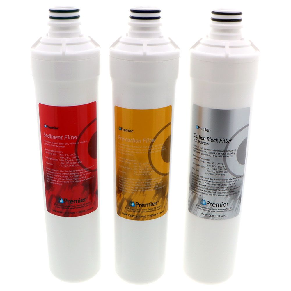 Watts Premier 531109 RO Pure Plus VOC One Year Filter Kit