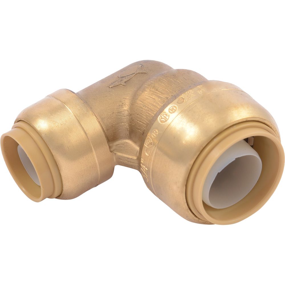 SharkBite® U274LF Lead-Free Brass Push-to-Connect Reducing Elbow - 3/4" x 1/2"