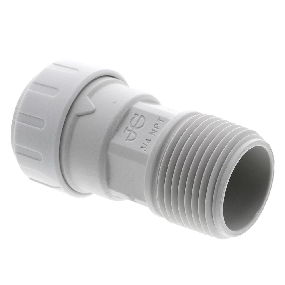 John Guest Male Connector PEX - 1/2 CTS x 3/4 NPT