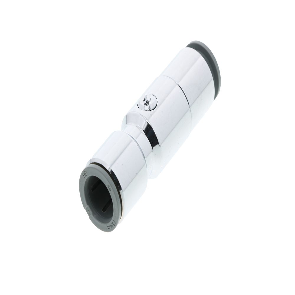 John Guest 15HSV Service Valve Brass Chrome Plated - 15mm