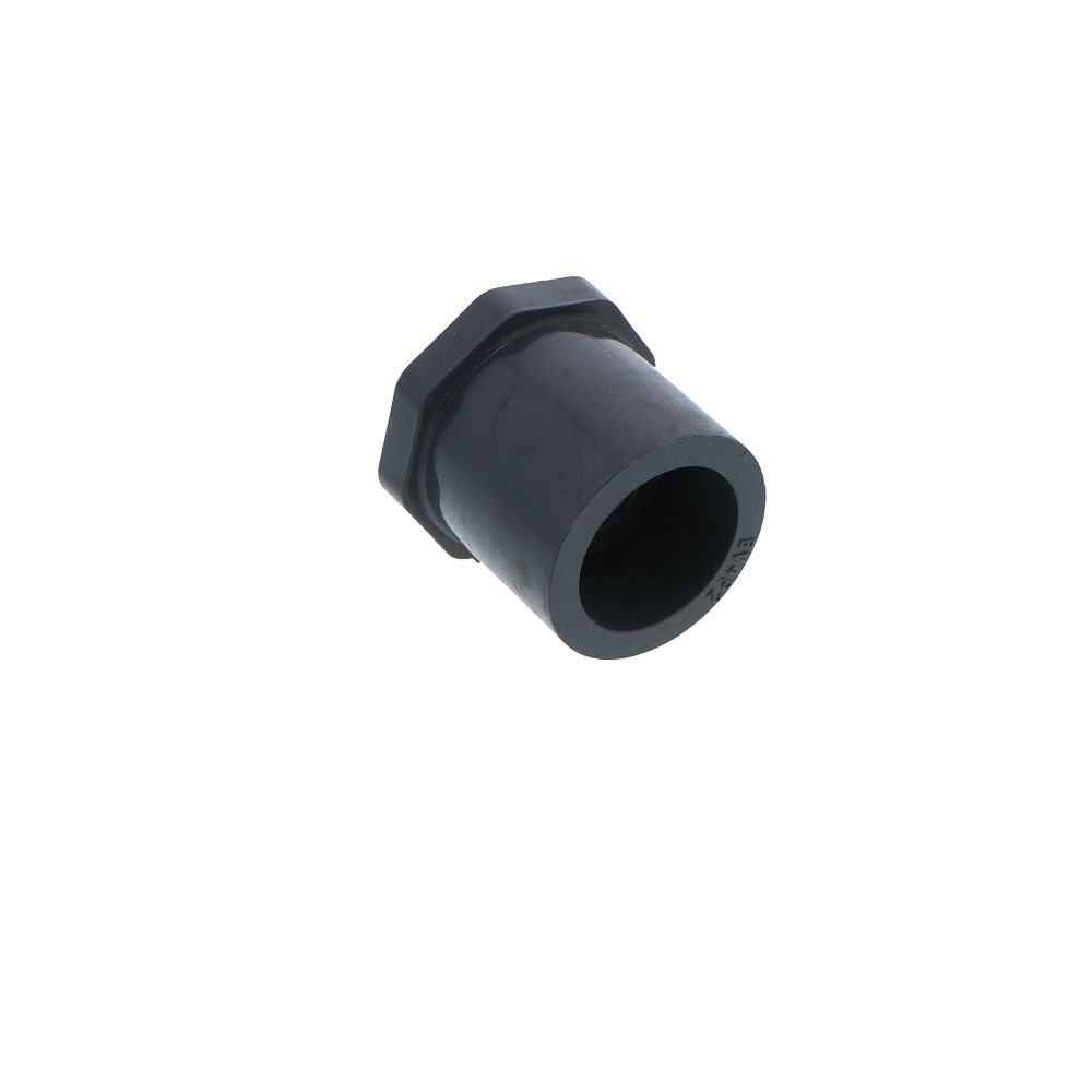 Schedule 80 PVC Bushing 1" Spigot x 1/2" FPT