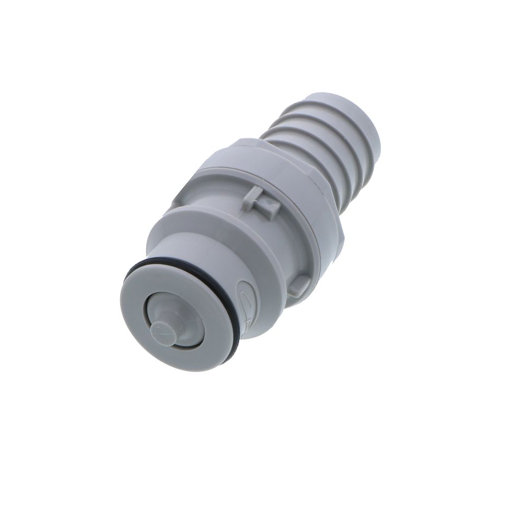 HFCD221012 Valved In-Line Hose Barb Coupling Insert 5/8 ID Barb