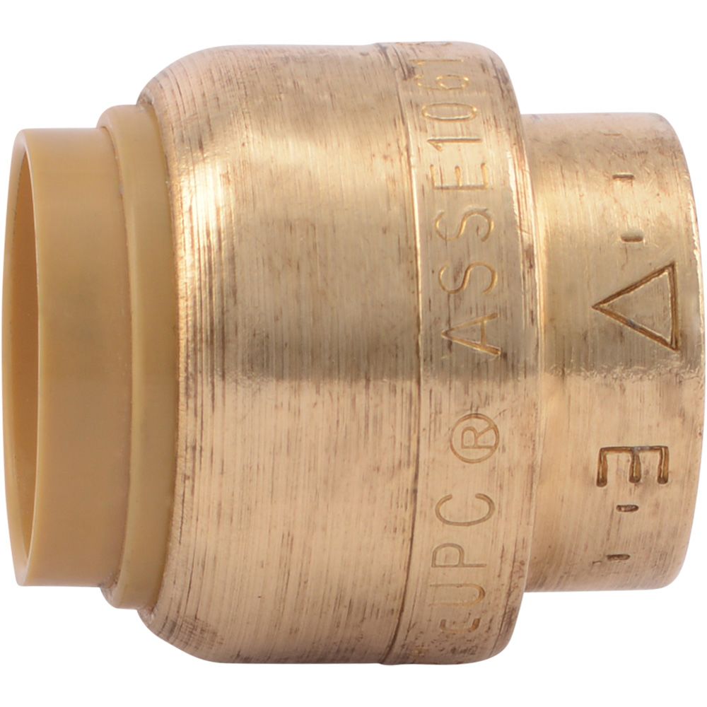 SharkBite® U514LF Lead-Free Brass Push-to-Connect End Stop - 1/2"