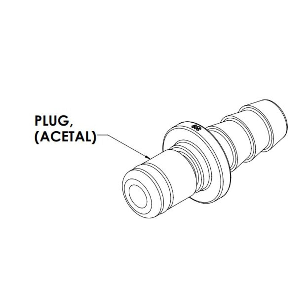 LinkTech 20AC Series In-Line Plug, NV, 1/4" HB