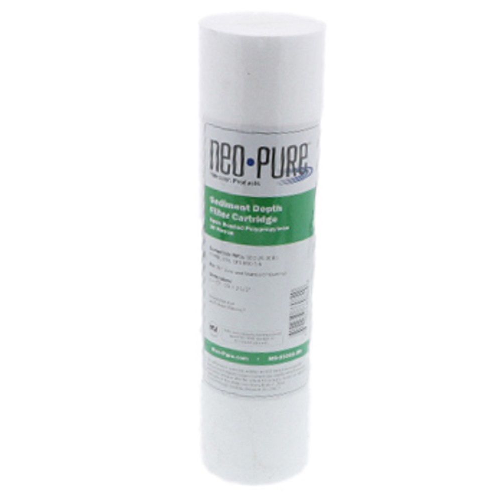 Neo-Pure MB-25098-10 9-7/8" Polypropylene Sediment Depth Filter 10 Mic