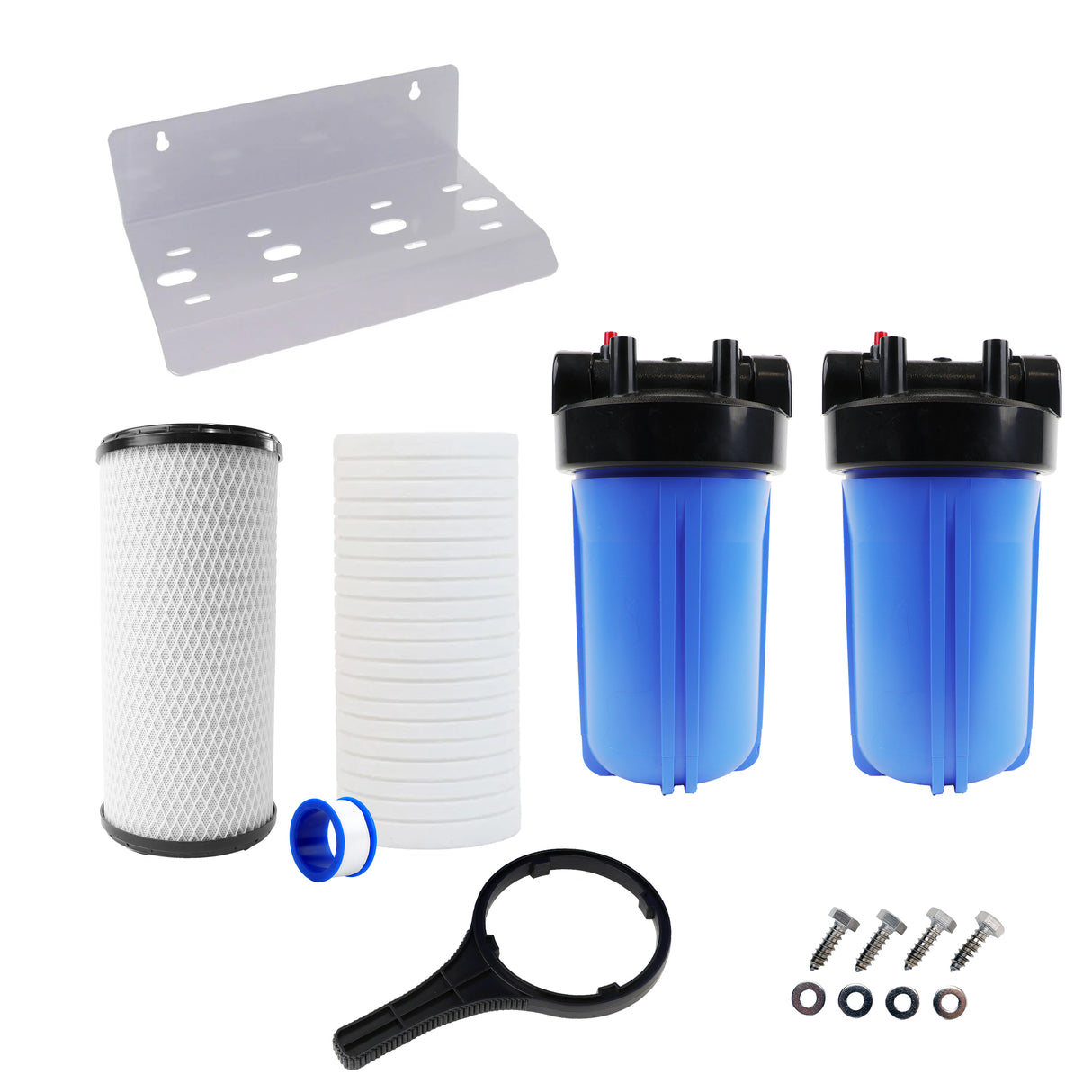 neoPure 10" BB Twin Series Filter Housing DIY 1" PR 5 mic