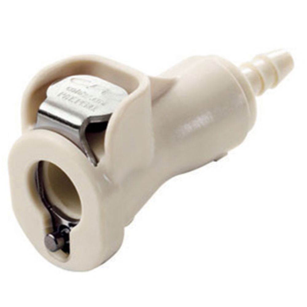 PMCD170412 Valved In-Line Hose Barb Coupling Body 1/4 ID Barb