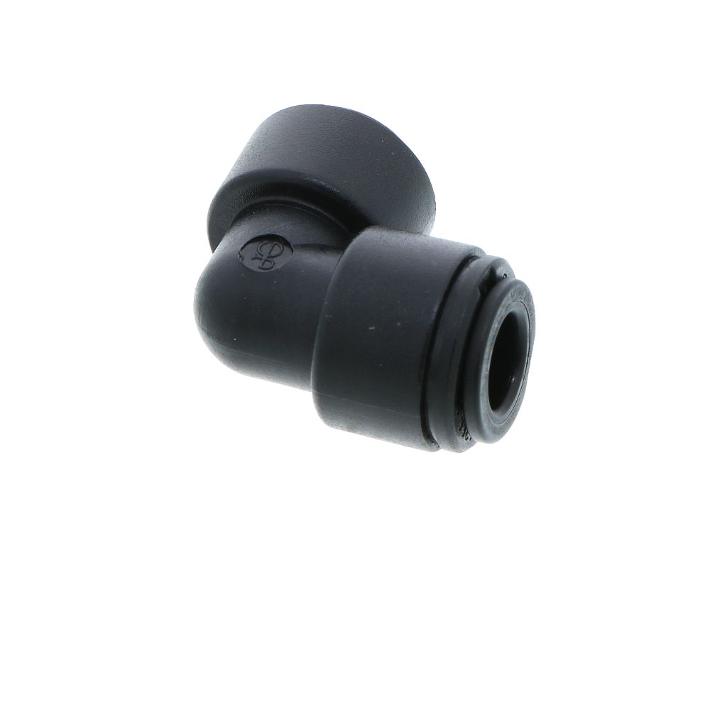 John Guest Reducing Union Elbow BLACK ACETAL - 8mm x 6mm