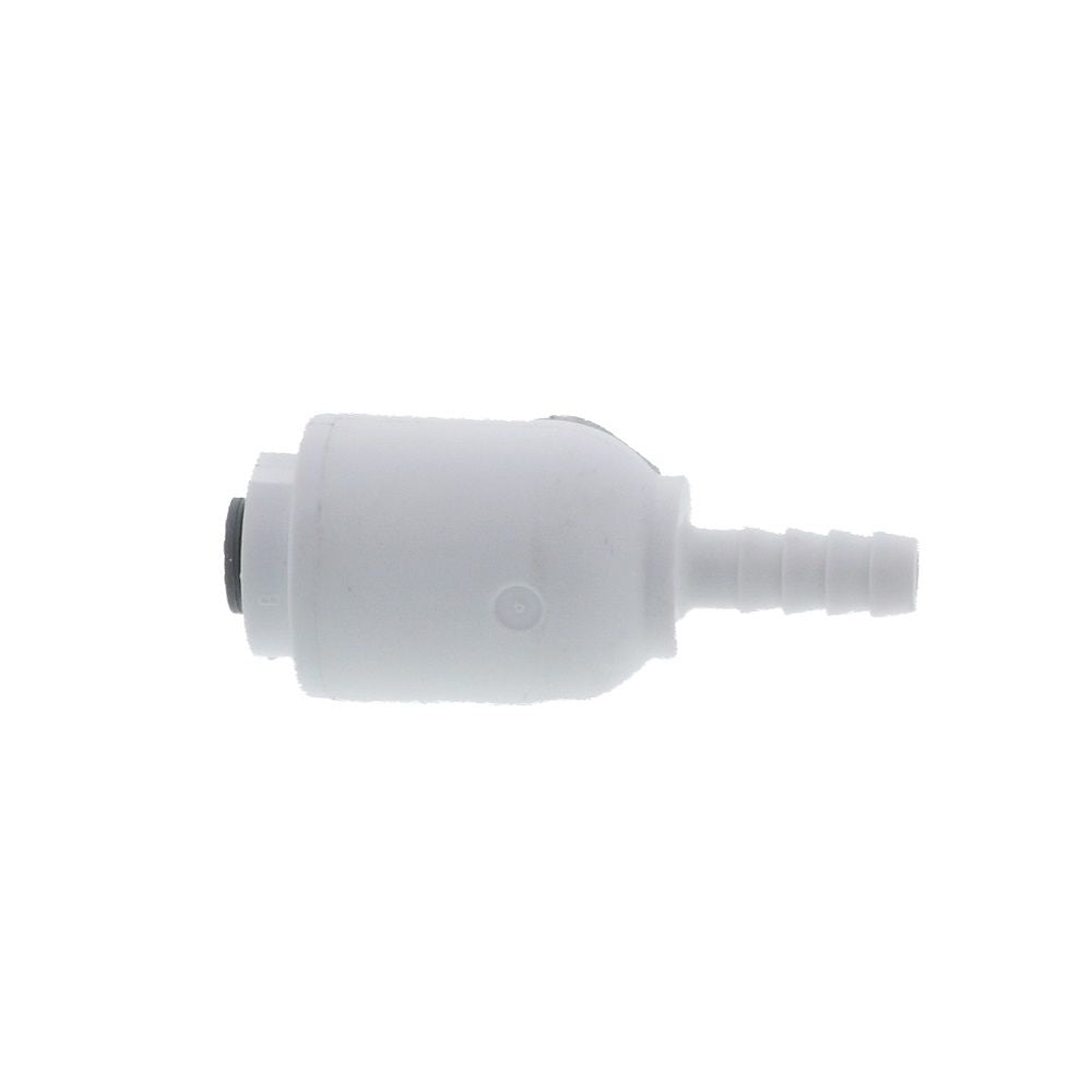 Parker Liquifit Par-Barb Valve Union Connector - 1/4 ID Barb x 1/4 QC