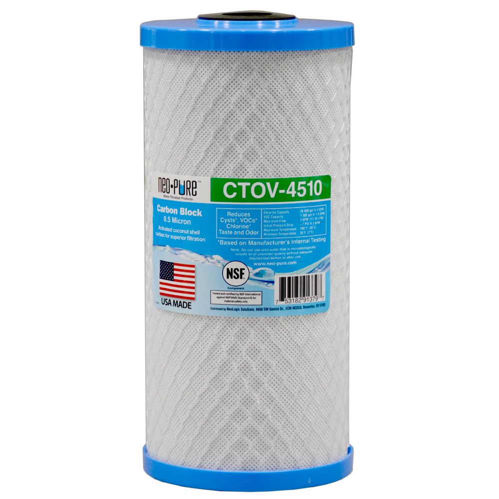 Neo-Pure CTOV-4510 Carbon Block Filter Cartridge