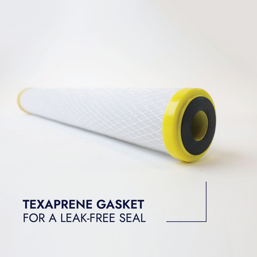 Neo-Pure CHLM-2520 20" x 2-1/2" Chloramine Carbon Block Filter 1 micron