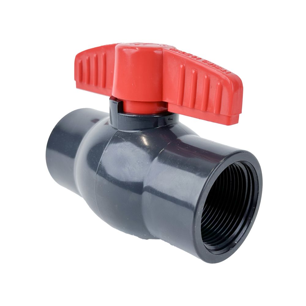 Schedule 80 PVC Molded-In-Place Ball Valve 1-1/2" FIPS