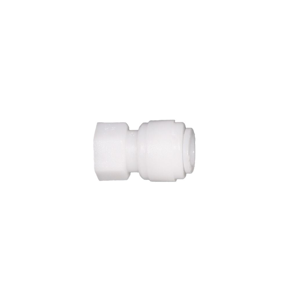 NeoFit - Acetal Natural White Female Adapter 1/4" tube x 7/16-24 UNS - Cone Type