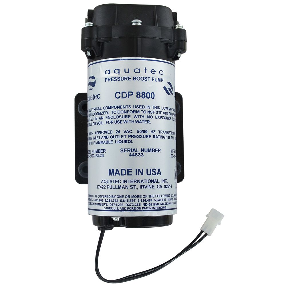 Aquatec CDP 8800 Pressure Boost Pump 110 PSI, 1/4 JG, 24 VAC