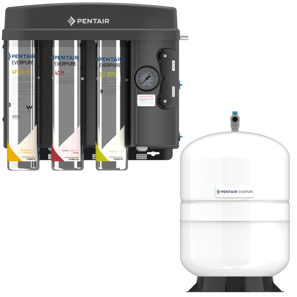 Everpure EV9975-64 EZ-RO System - 375 GPD w/5 Gal Hydropneumatic Tank