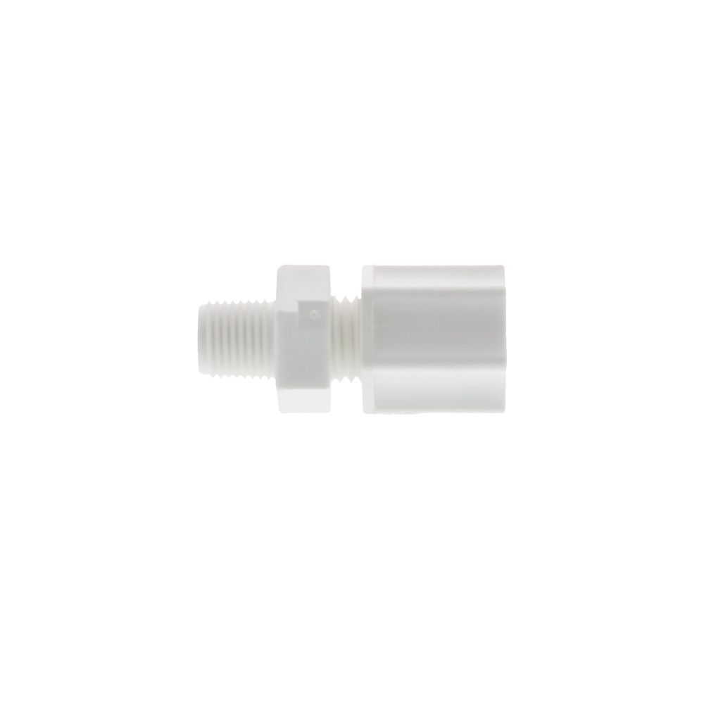 JACO 10-4-2-P-PG Polypropylene Male Connector 1/4 OD Tube x 1/8 MPT