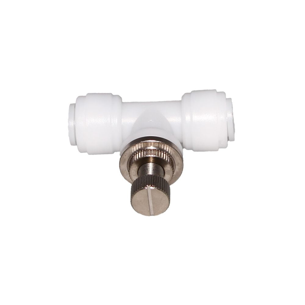 NeoFit - Acetal Natural White Flow Control Union Connector 1/4" tube