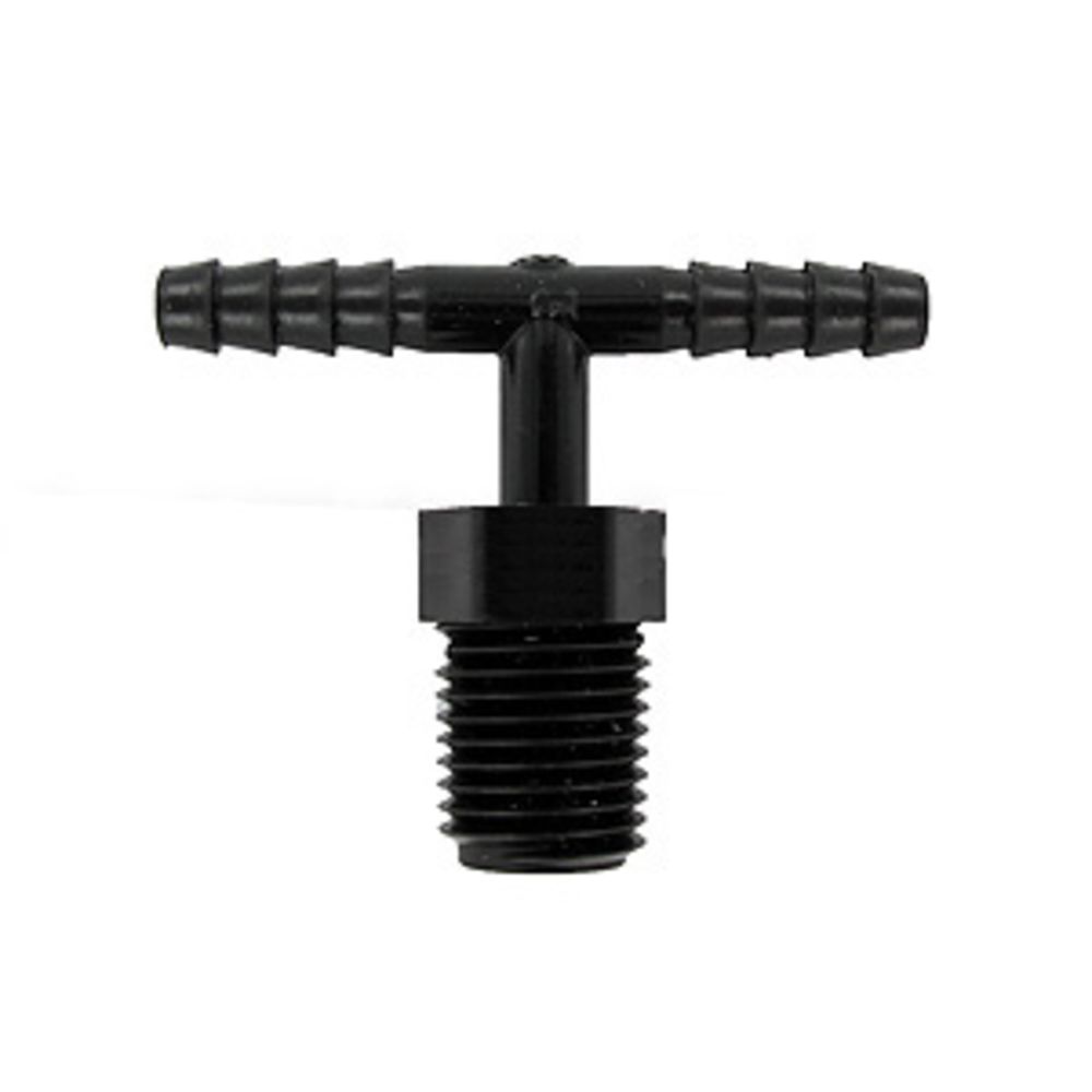 Barb Tee x Male Branch - 3/16 ID x 1/4 MNPT