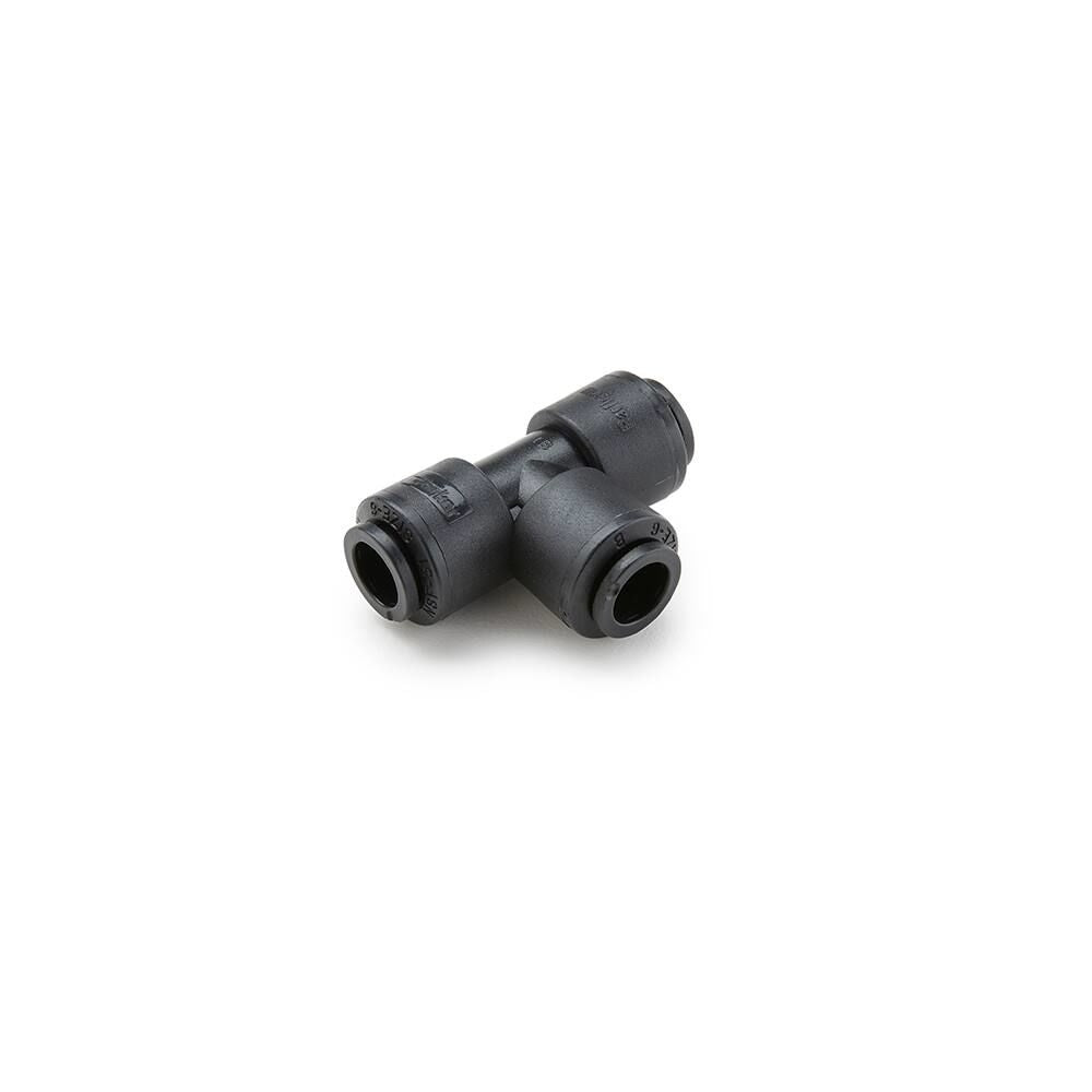 Parker TrueSeal Push in Tube Fitting - 3/8 OD - 3/8 OD - FB6TU6-HBLK