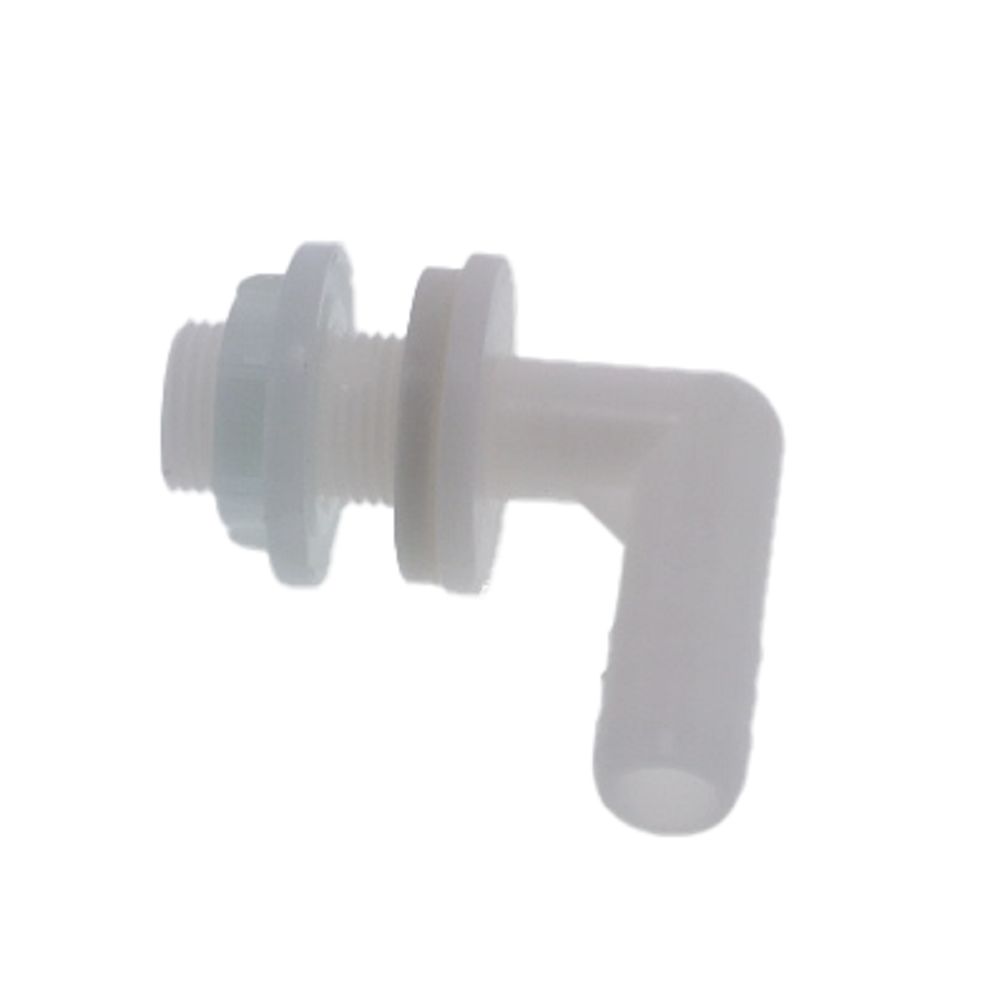 Replacement Water Softener Brine Tank Overflow Adapter - 1/2" ID Barb