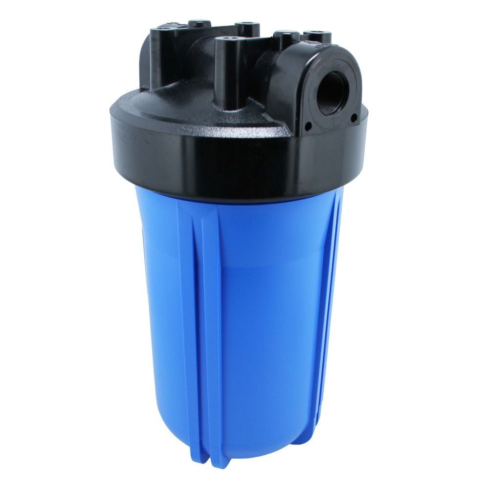 10" Neo-Pure Big Flow Filter Housing Blue Sump/Black Cap 1" without Pressure Relief